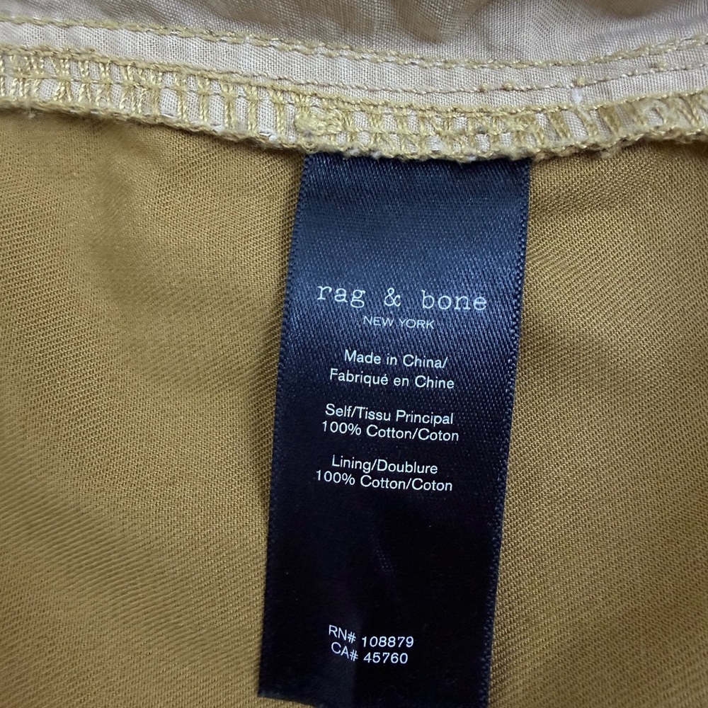 Rag & Bone Hunter High Rise Pleated Tapered Pants Size 25 - Picture 6 of 9